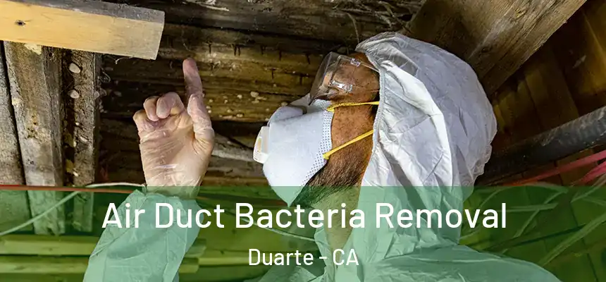 Air Duct Bacteria Removal Duarte - CA