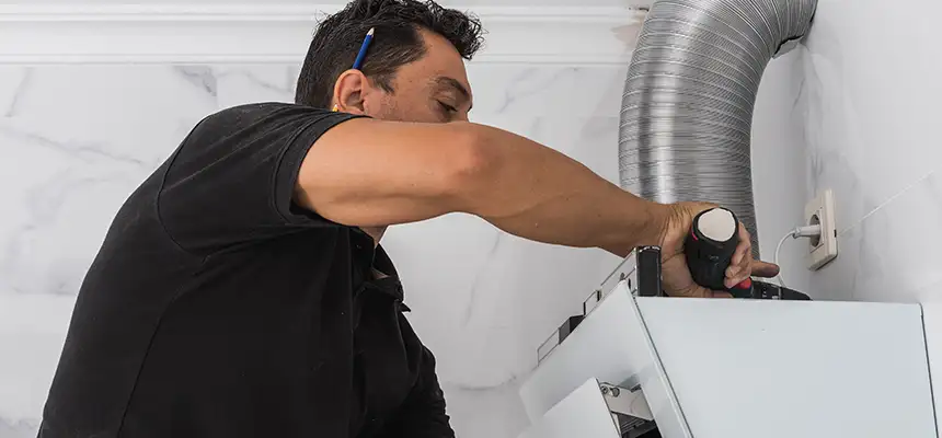 Precision In-wall Dryer Vent Cleaning & Rerouting Corrections in Duarte, CA